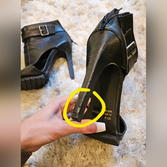 Charlotte Russe Peep Toe Heels - Picture 12 of 16